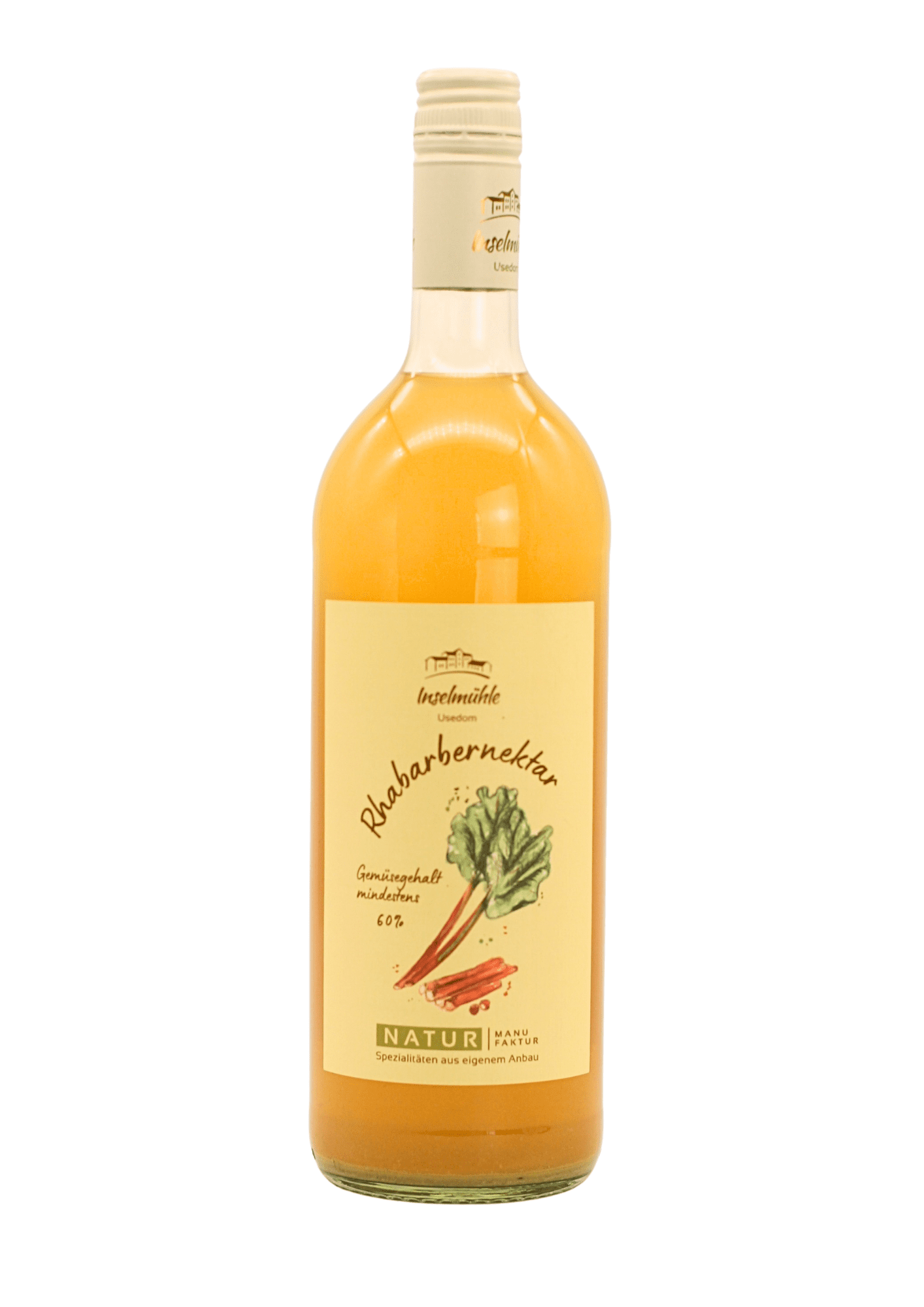 Rhabarbernektar bearbeitet Inselmühle Rhabarber - Nektar – Bild 1